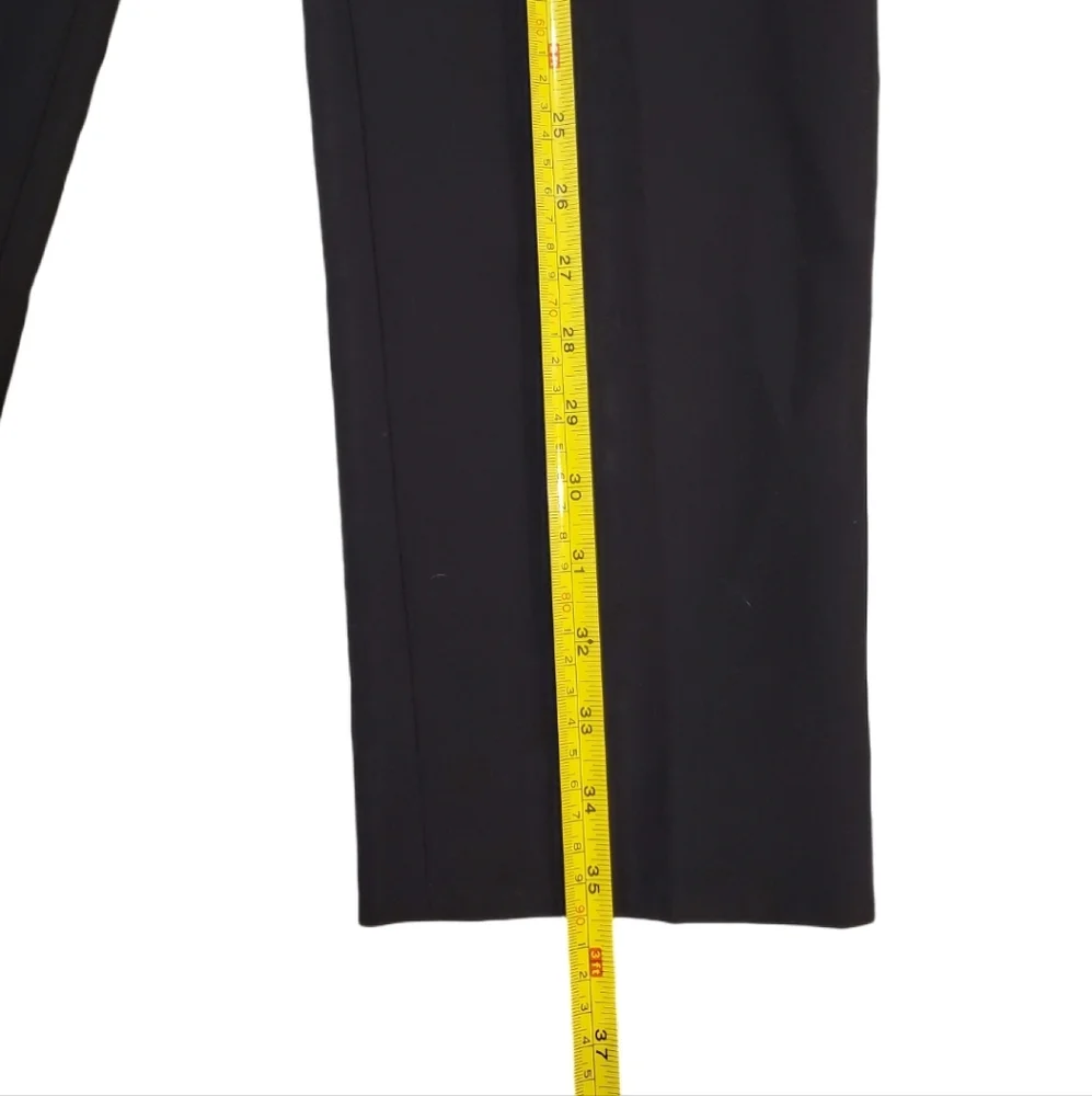 Talbots Women's Black Hampshire Ankle Straight Leg Pants 10 Petite - Picture 8 of 9